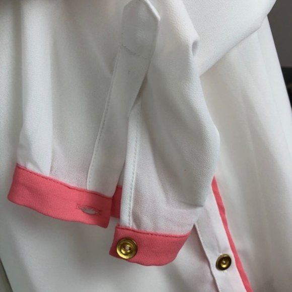 Olive & Oak Long Sleeve Button Down Sz M - Picture 9 of 13